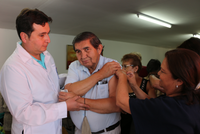 Autoridades lanzan campaña regional contra influenza en Talca