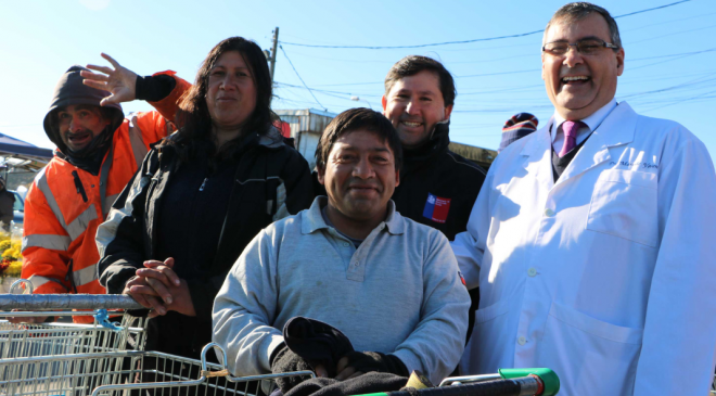 Concepción: refuerzan campaña de vacunación contra la influenza en Vega Monumental